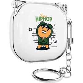 [S2B] Kakao Friends Hip Hop RYAN Galaxy Buds2 Pro BudsPro Live compatibility Clear case-Samsung Bluetooth Earphones All-in-One Case-Made in Korea